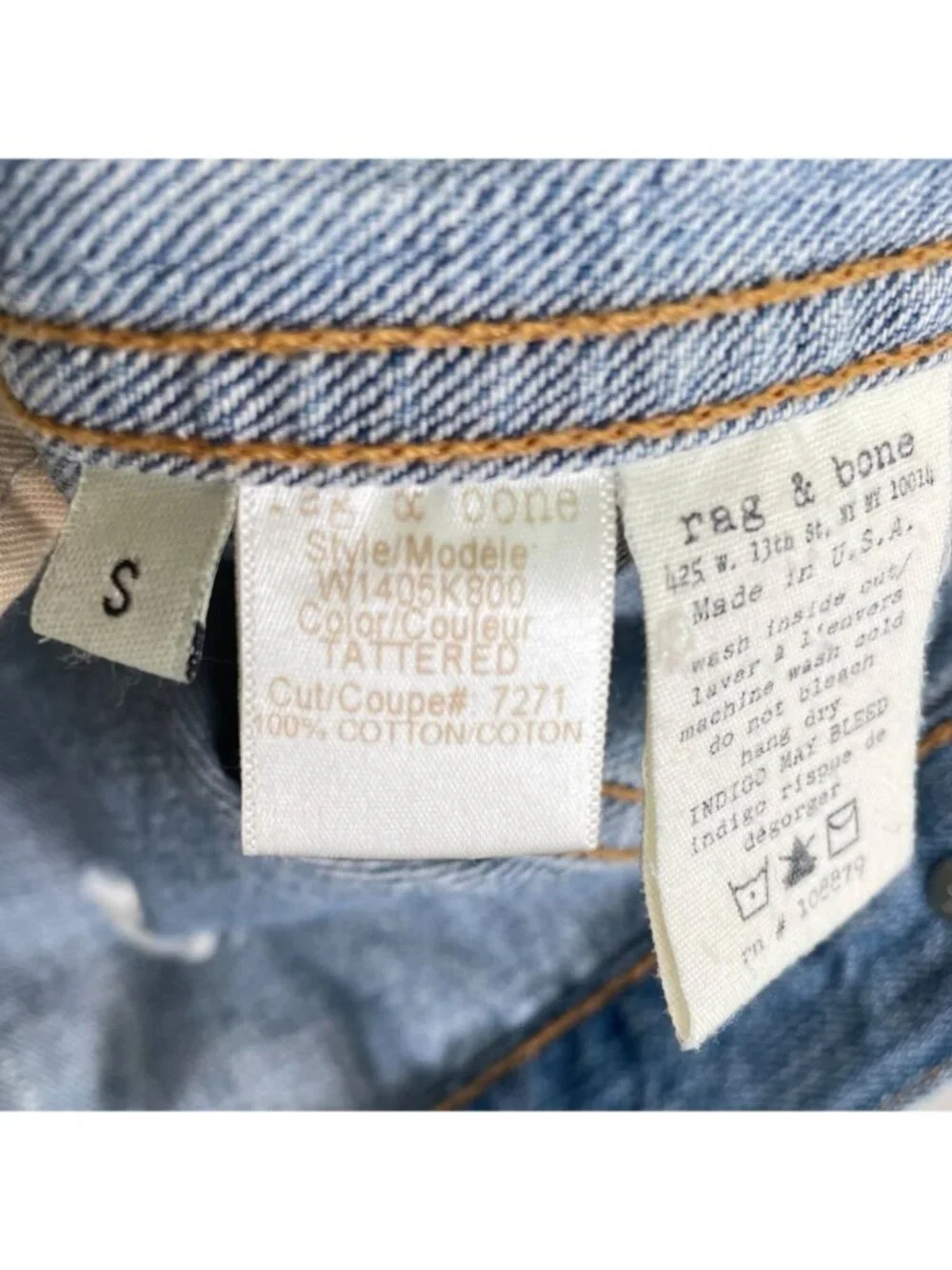 rag & bone tattered details